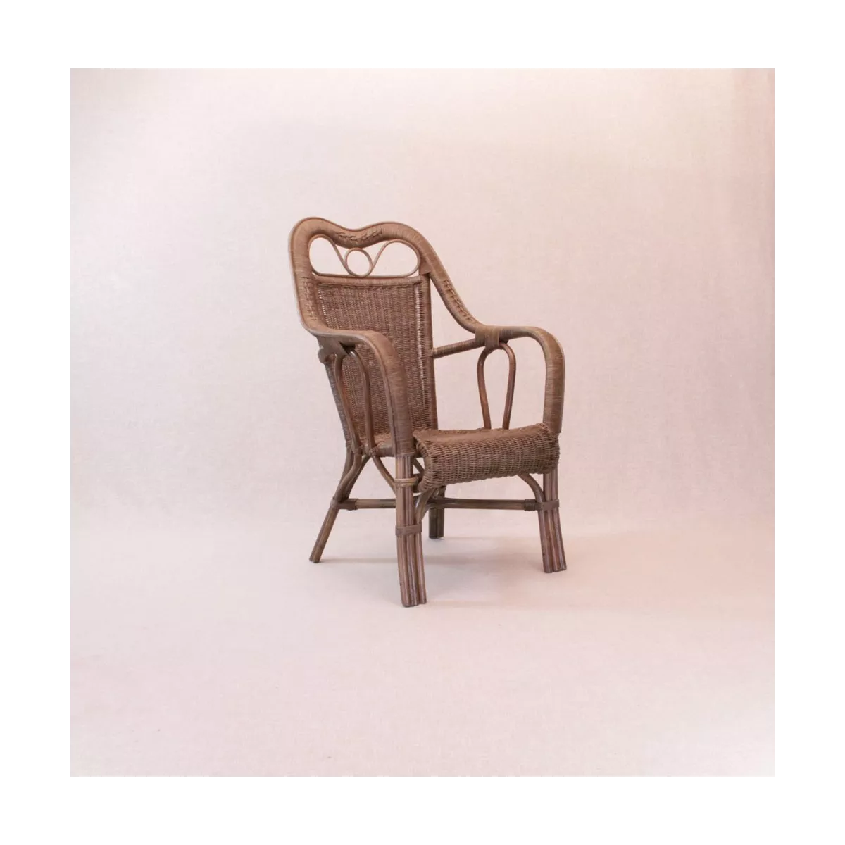 Fauteuil Haut Dossier Rosa Gris