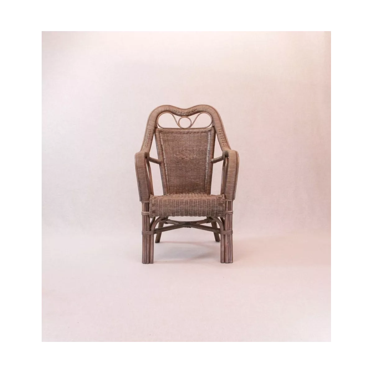 Fauteuil Haut Dossier Rosa Gris