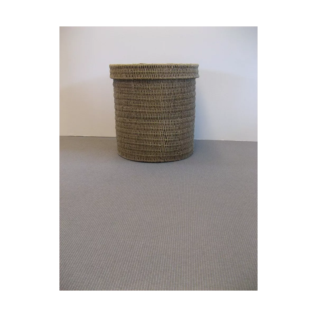 Panière à Linge Ronde en Cordage 56x56