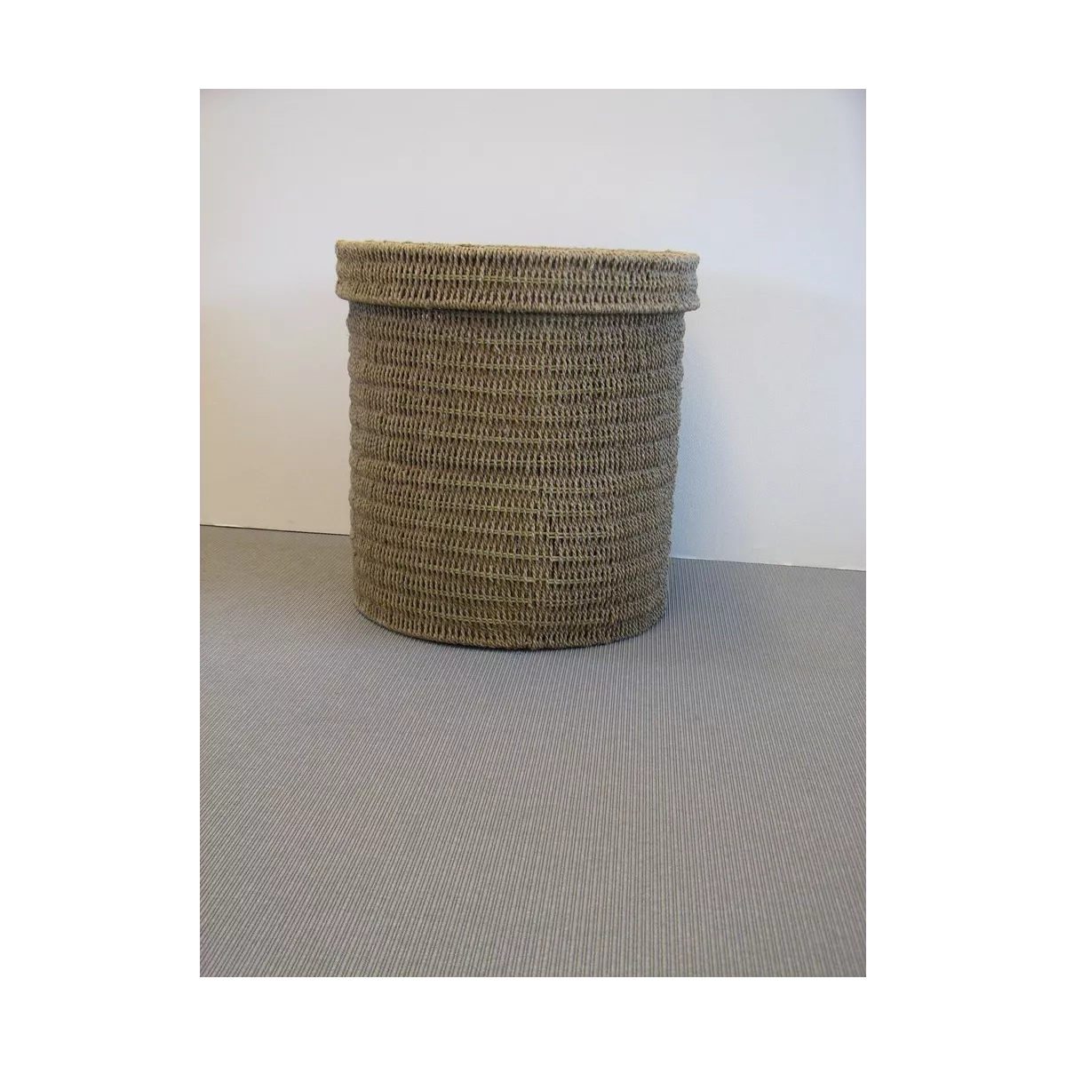 Panière à Linge Ronde en Cordage 56x56