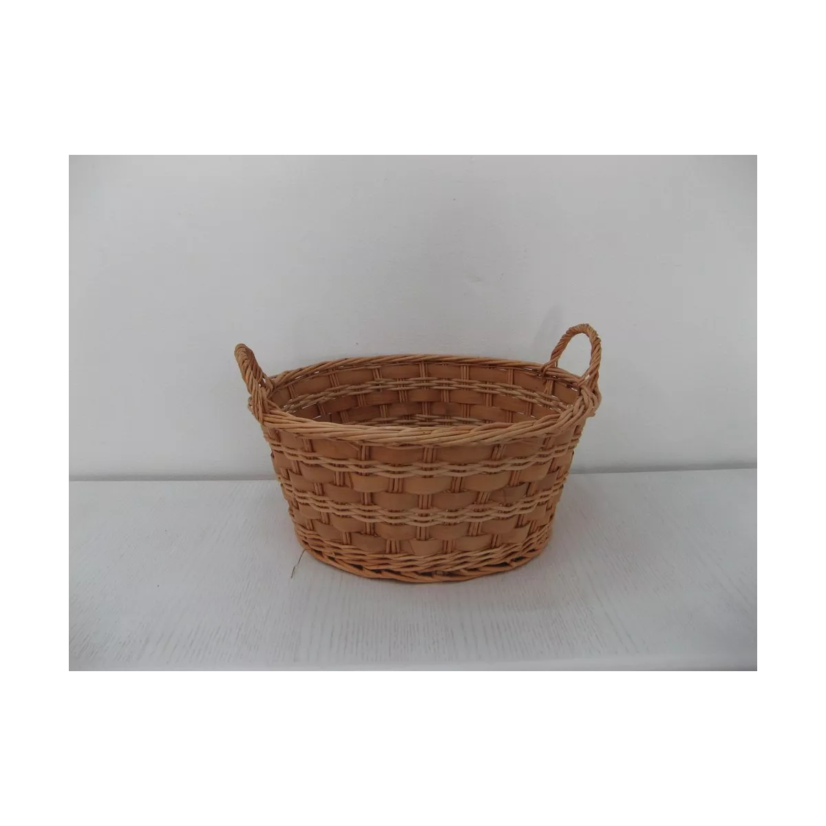Corbeille Châtaigner Clair Ronde 42x42