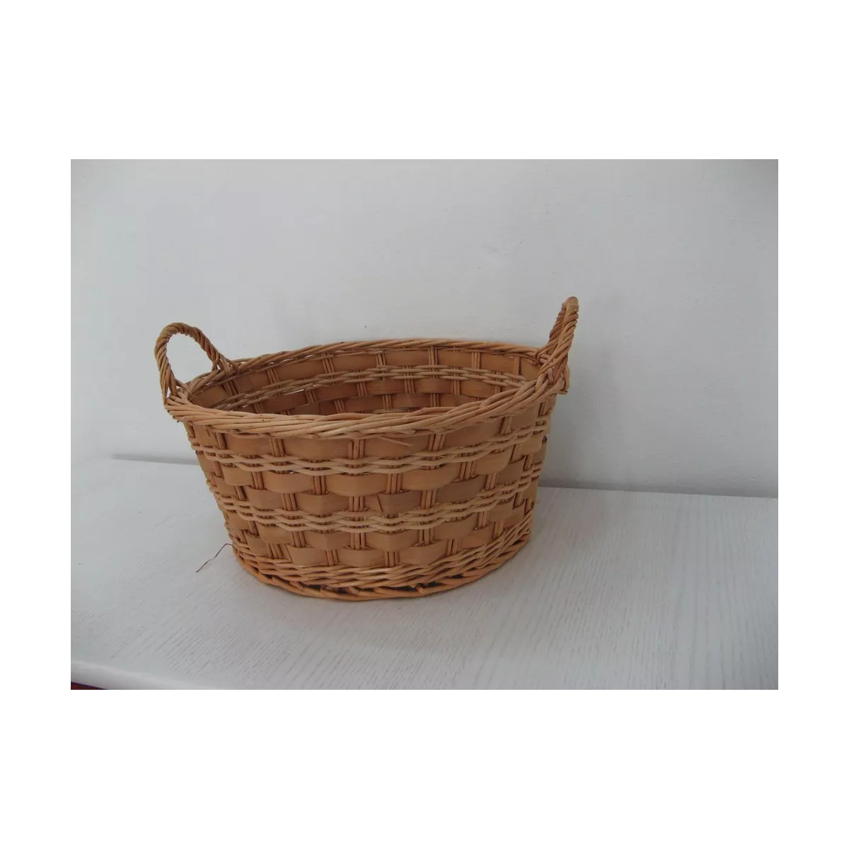 Corbeille Châtaigner Clair Ronde 42x42