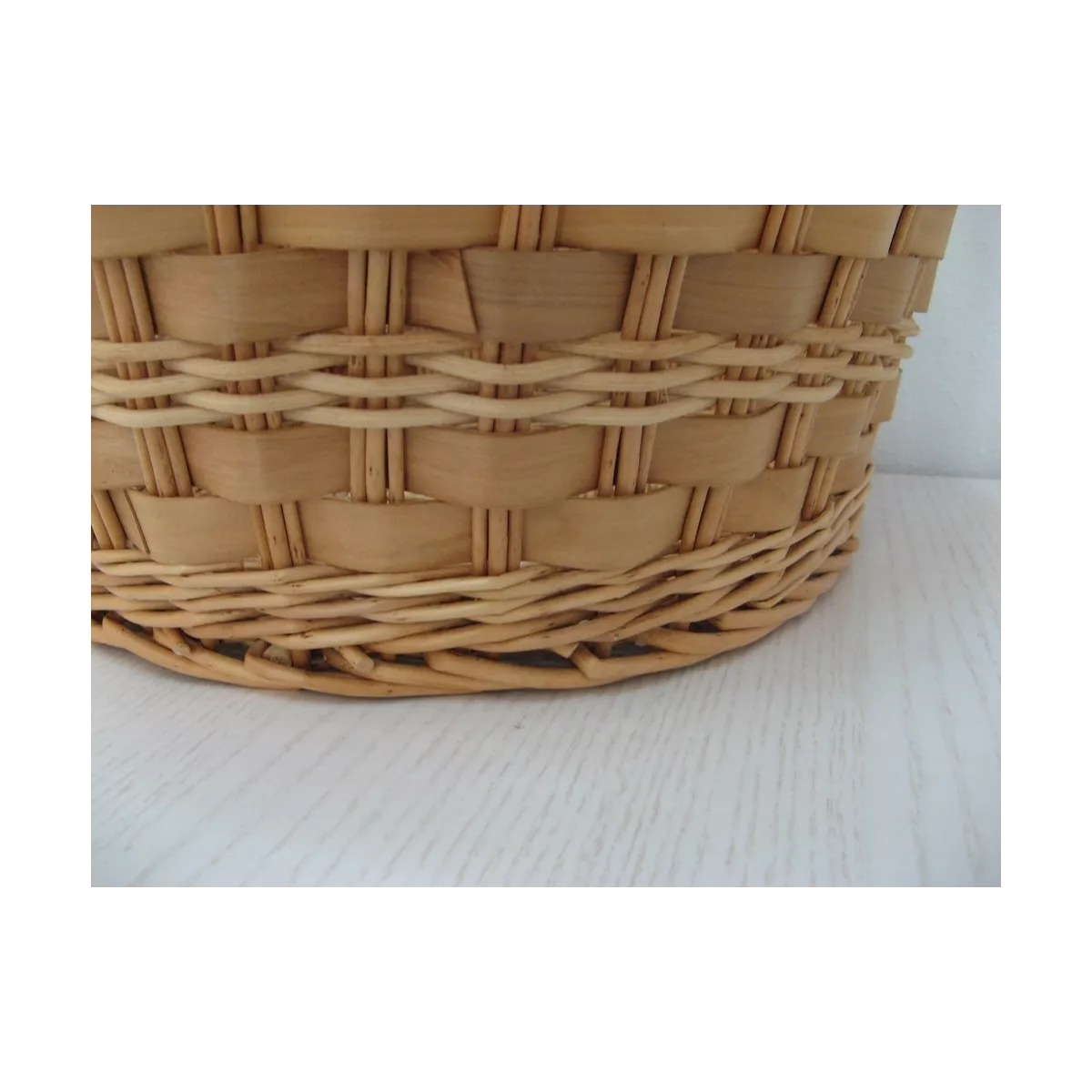 Corbeille Châtaigner Clair Ronde 42x42