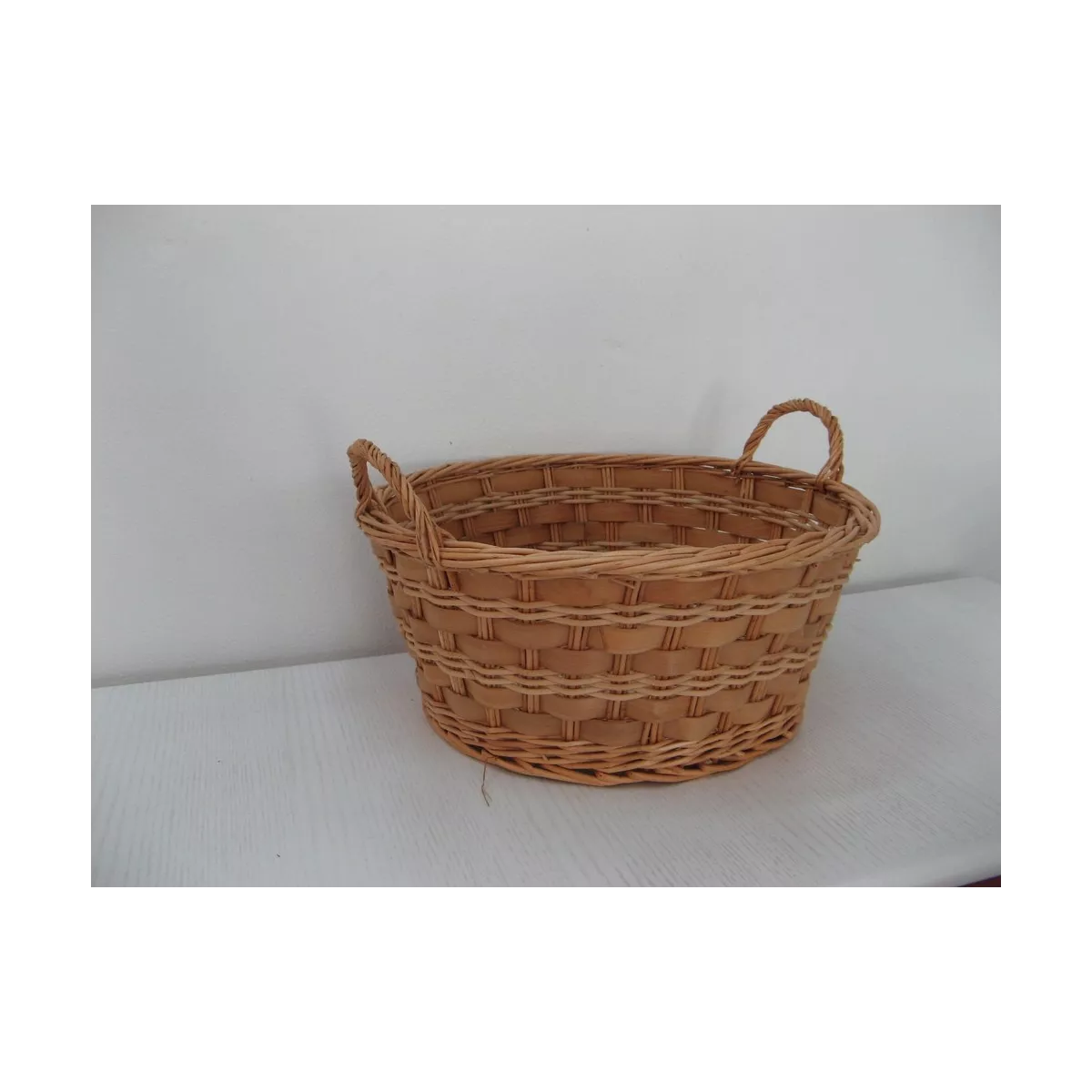 Corbeille Châtaigner Clair Ronde 42x42