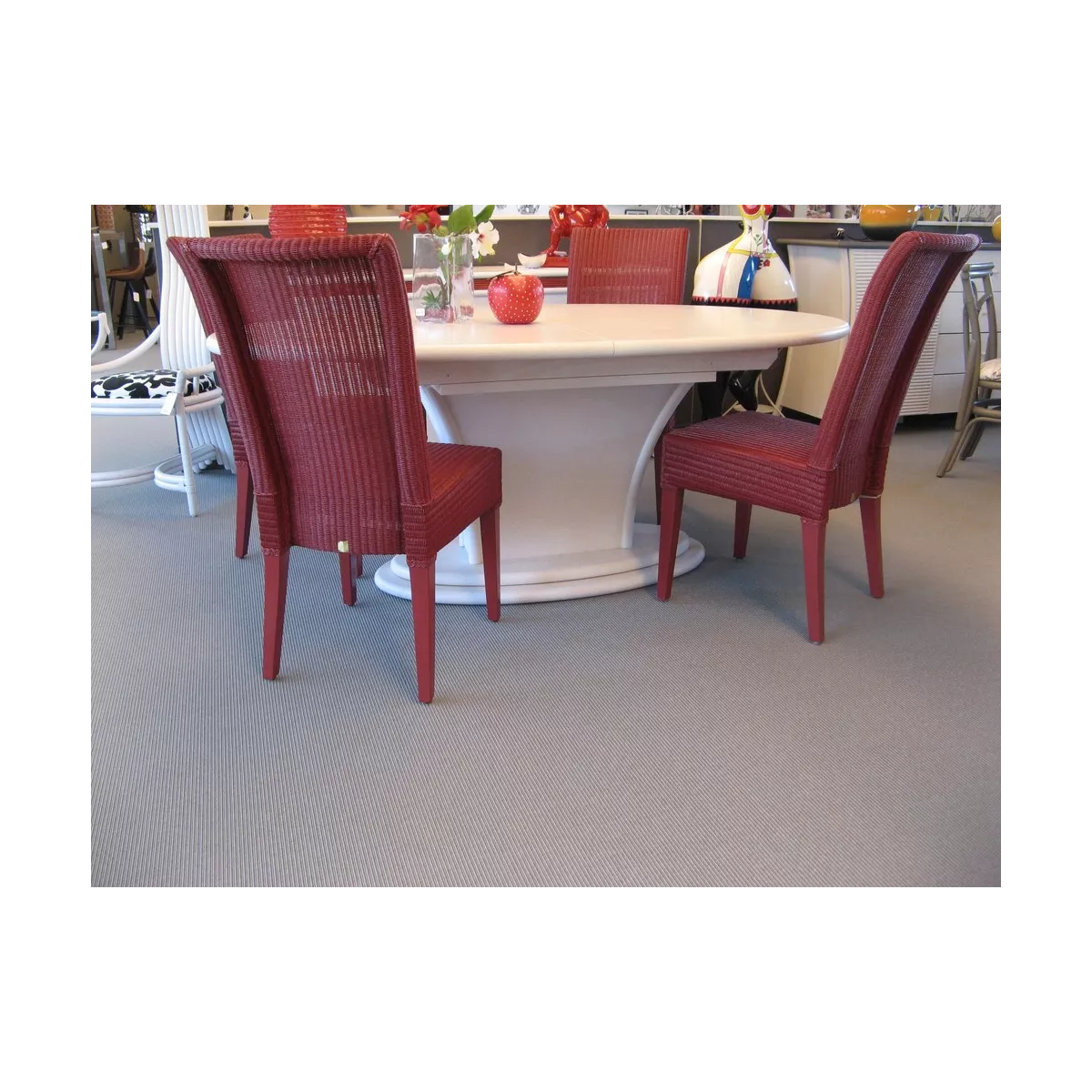 Table Talia Ovale Blanc
