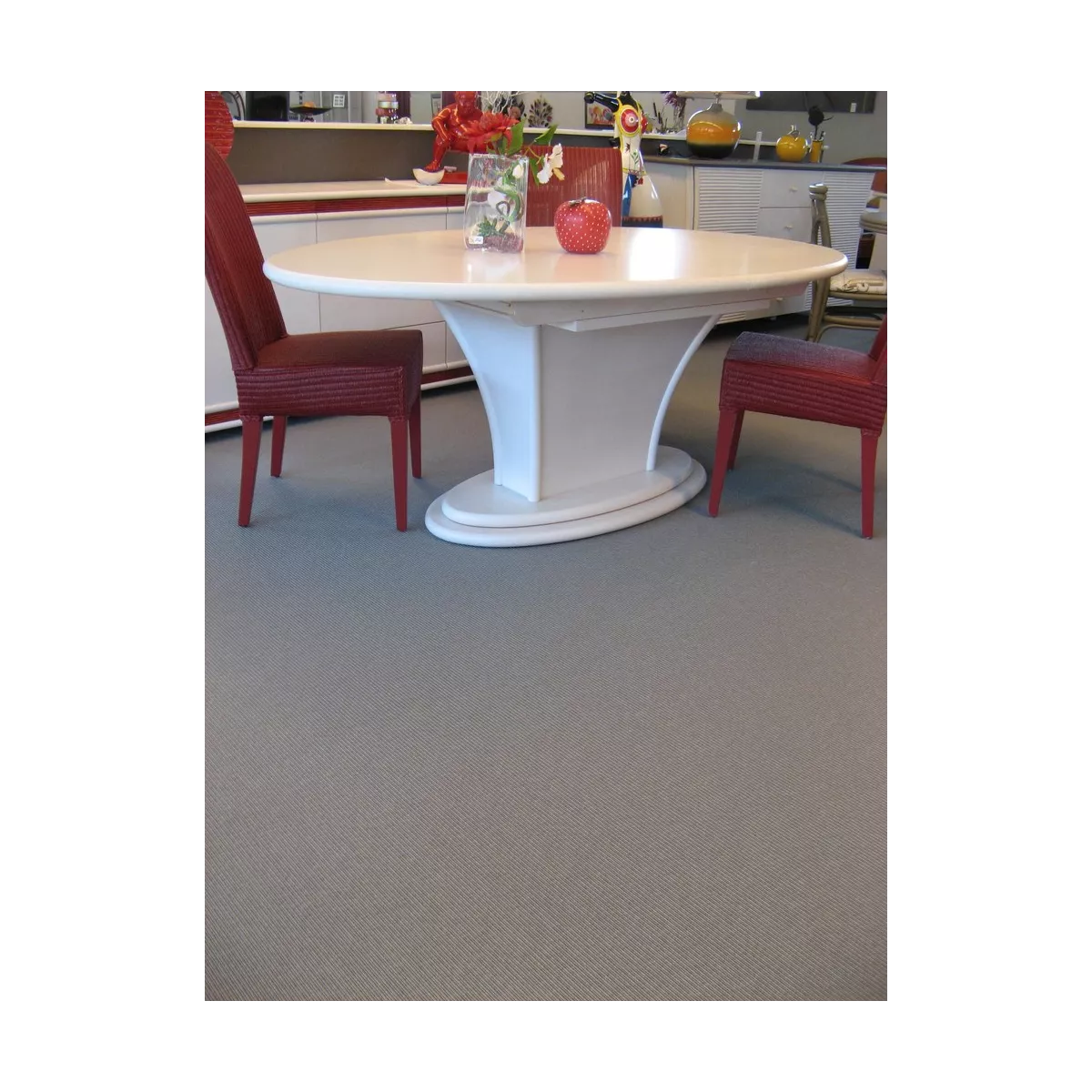 Table Talia Ovale Blanc