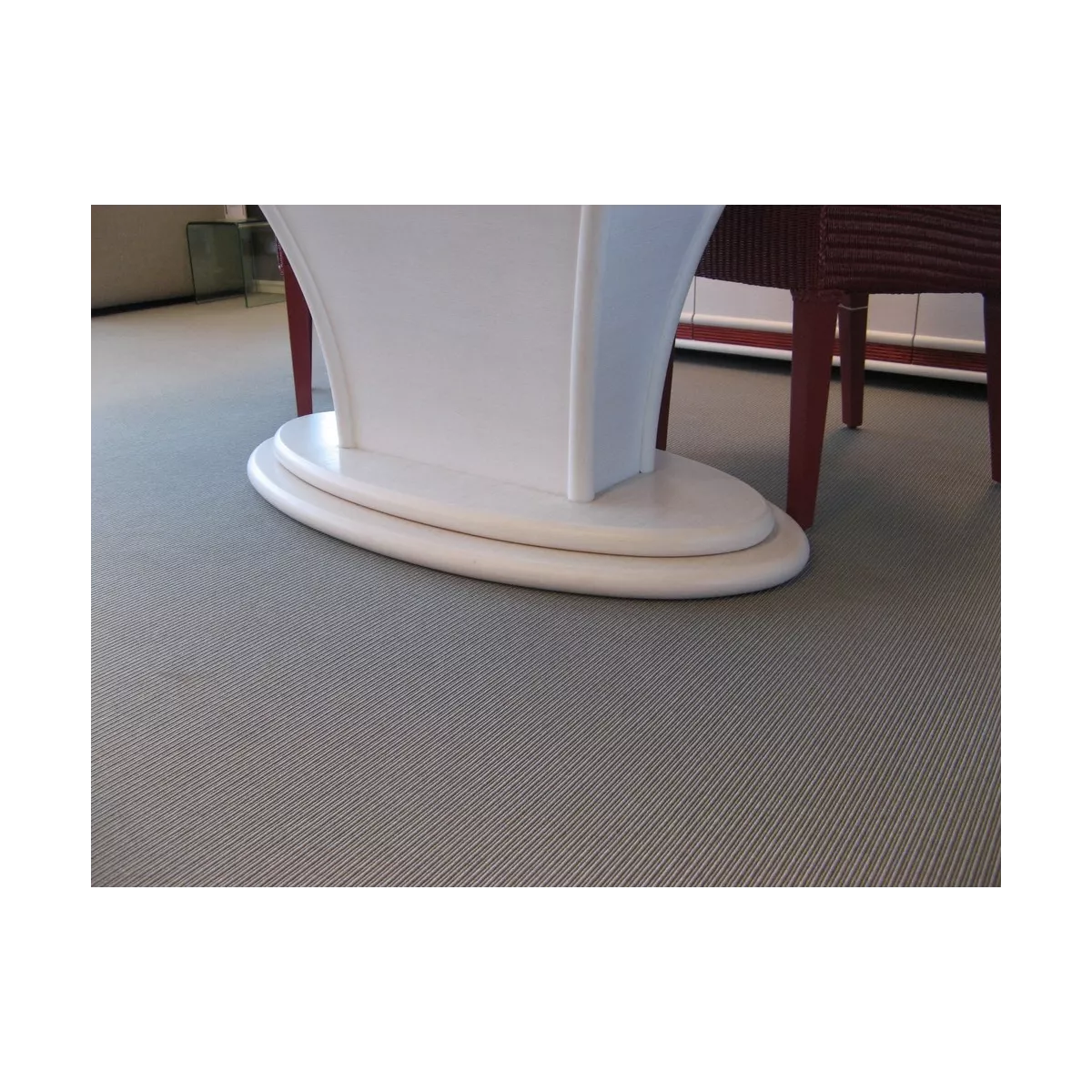 Table Talia Ovale Blanc