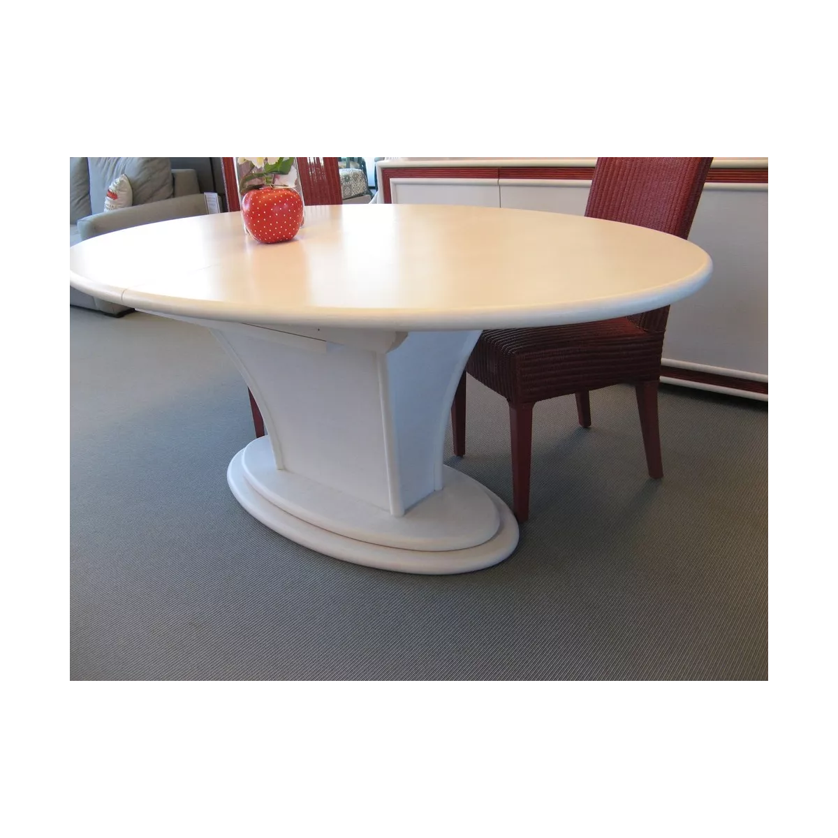 Table Talia Ovale Blanc