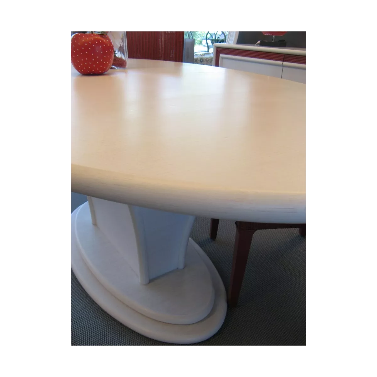 Table Talia Ovale Blanc