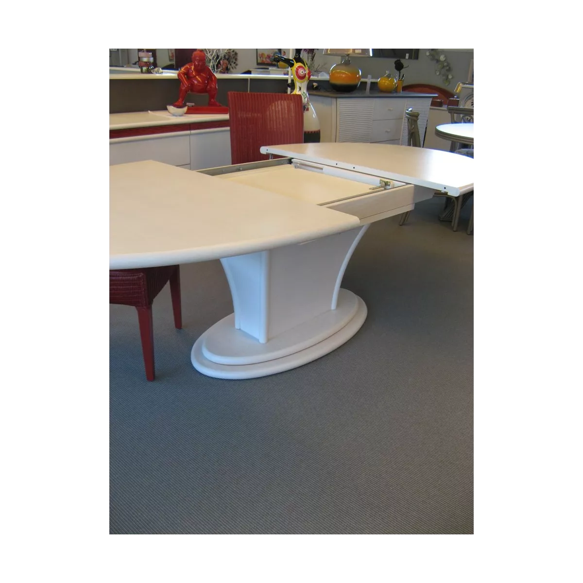 Table Talia Ovale Blanc