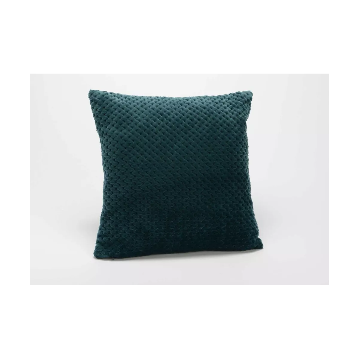 Coussin Damier Bleu Emeraude