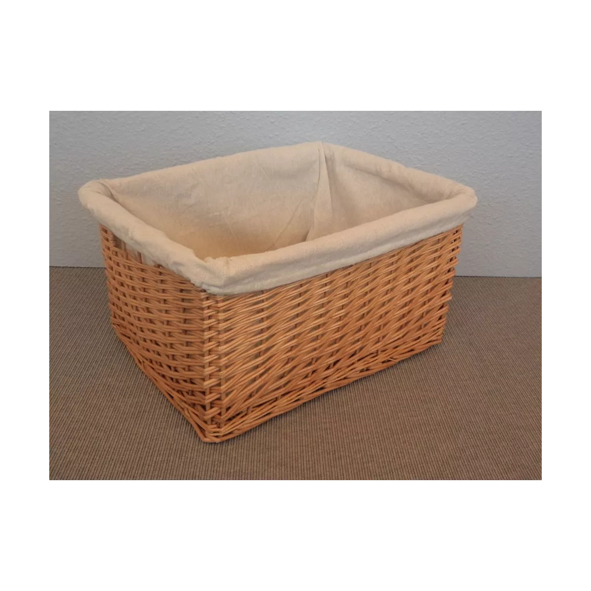 Casier Osier Naturel 48x36