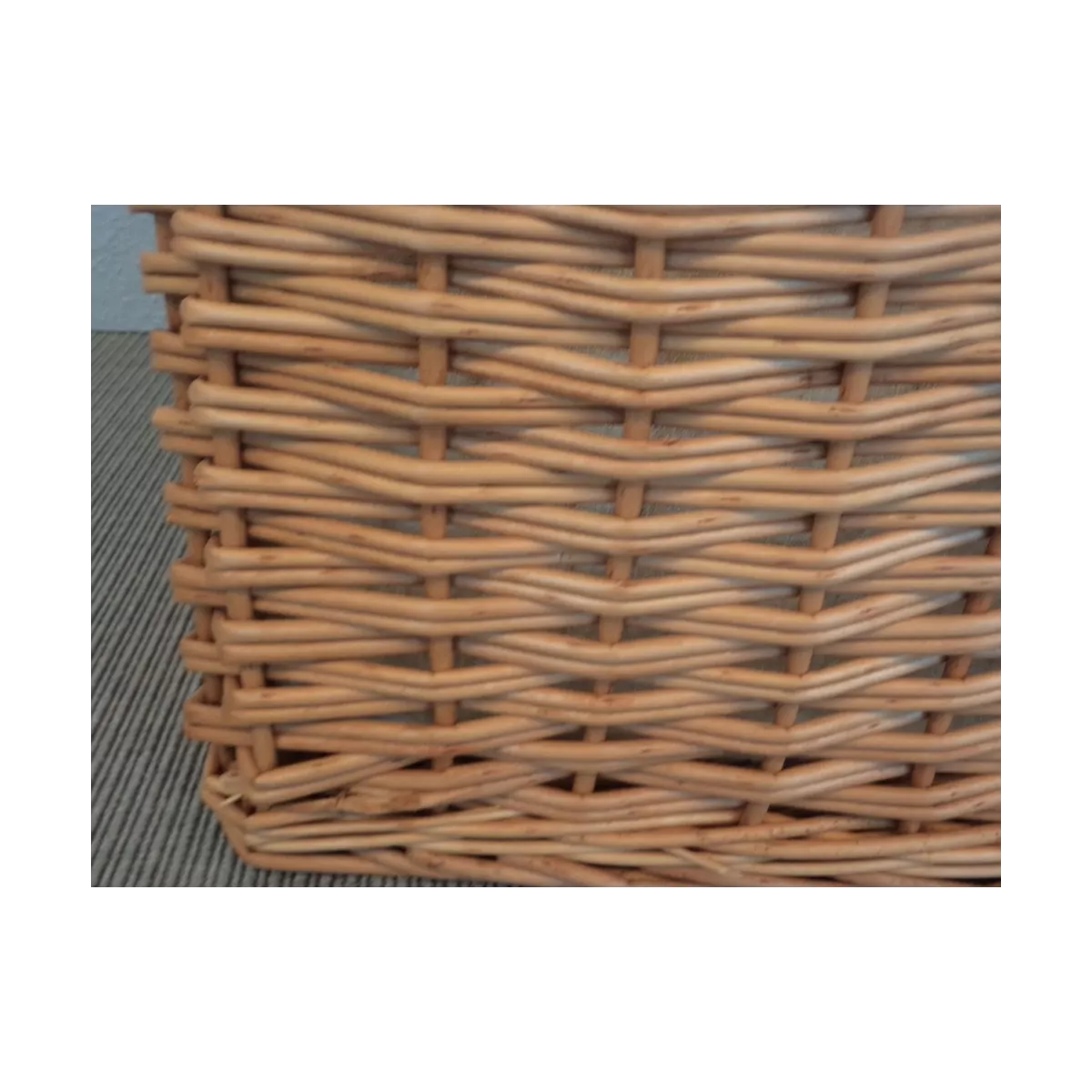 Casier Osier Naturel 48x36