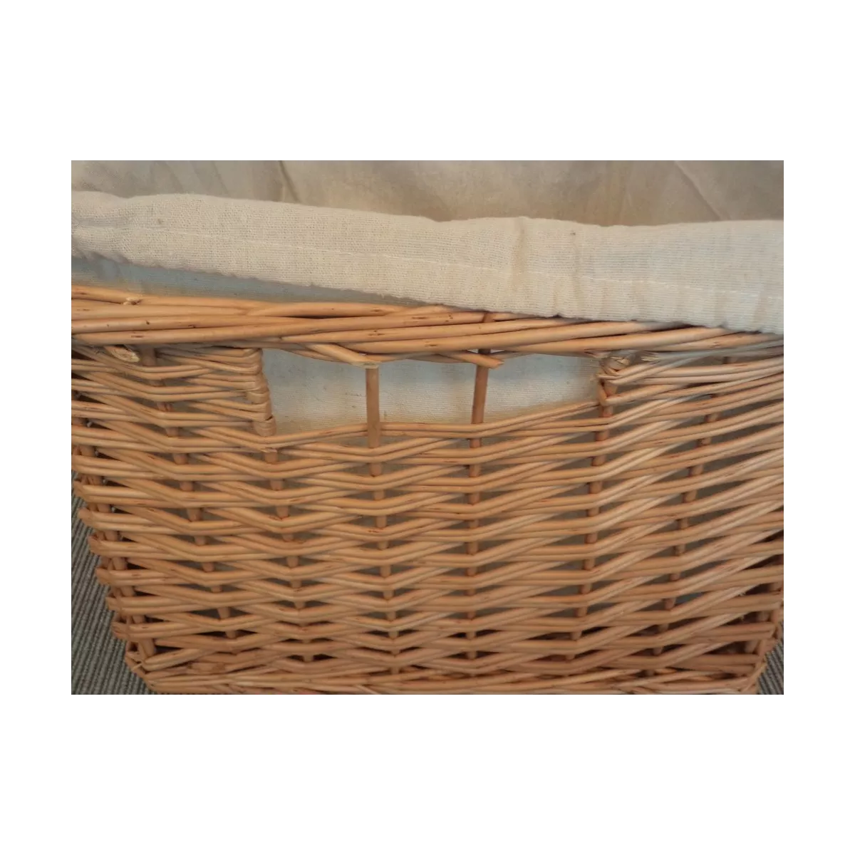 Casier Osier Naturel 48x36