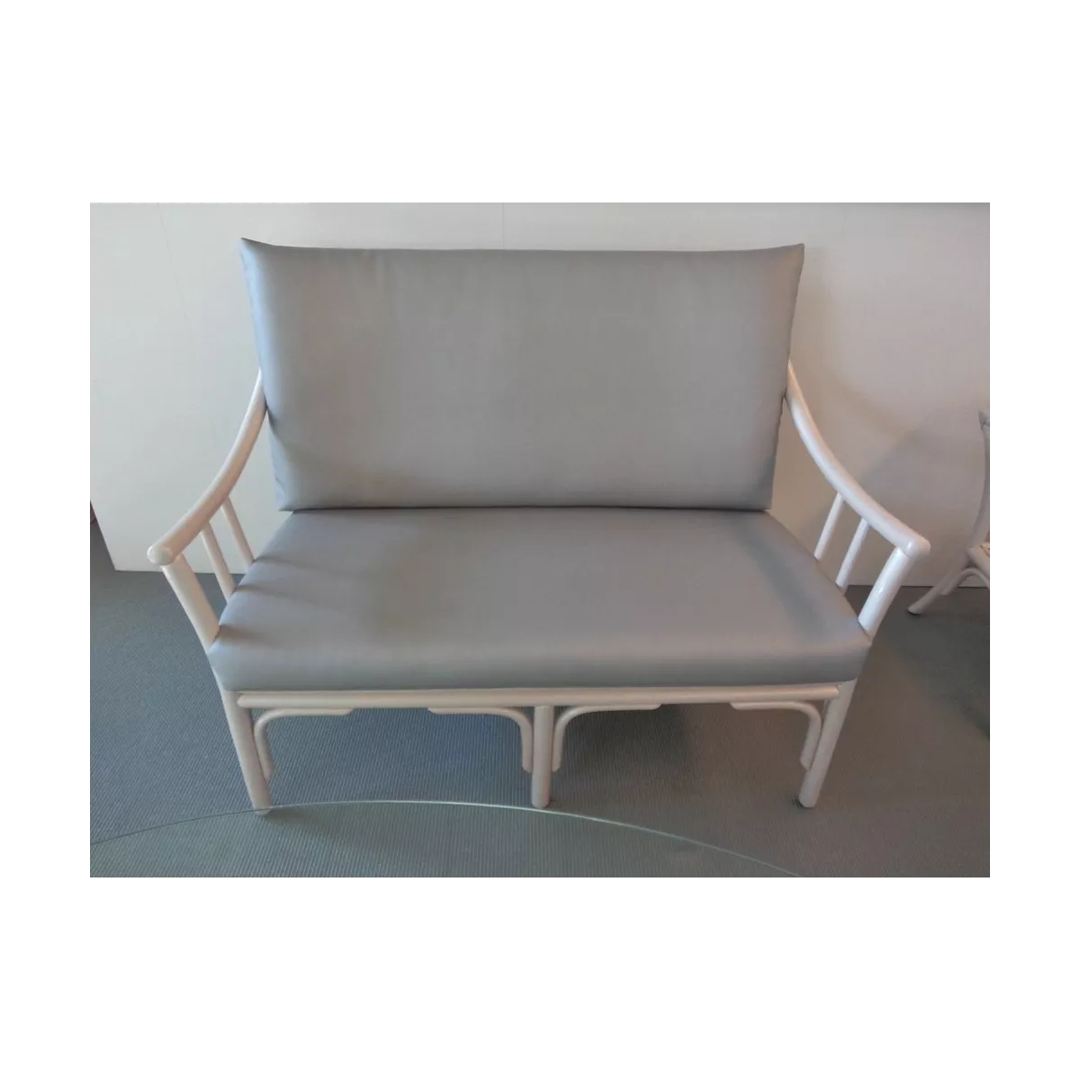 Salon Rotin Rome Nacre