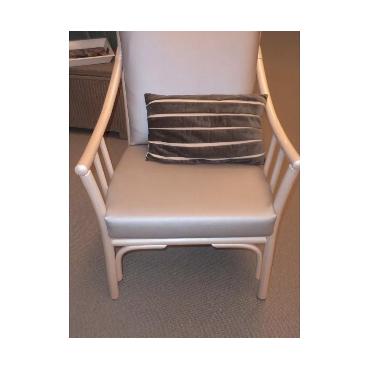Salon Rotin Rome Nacre
