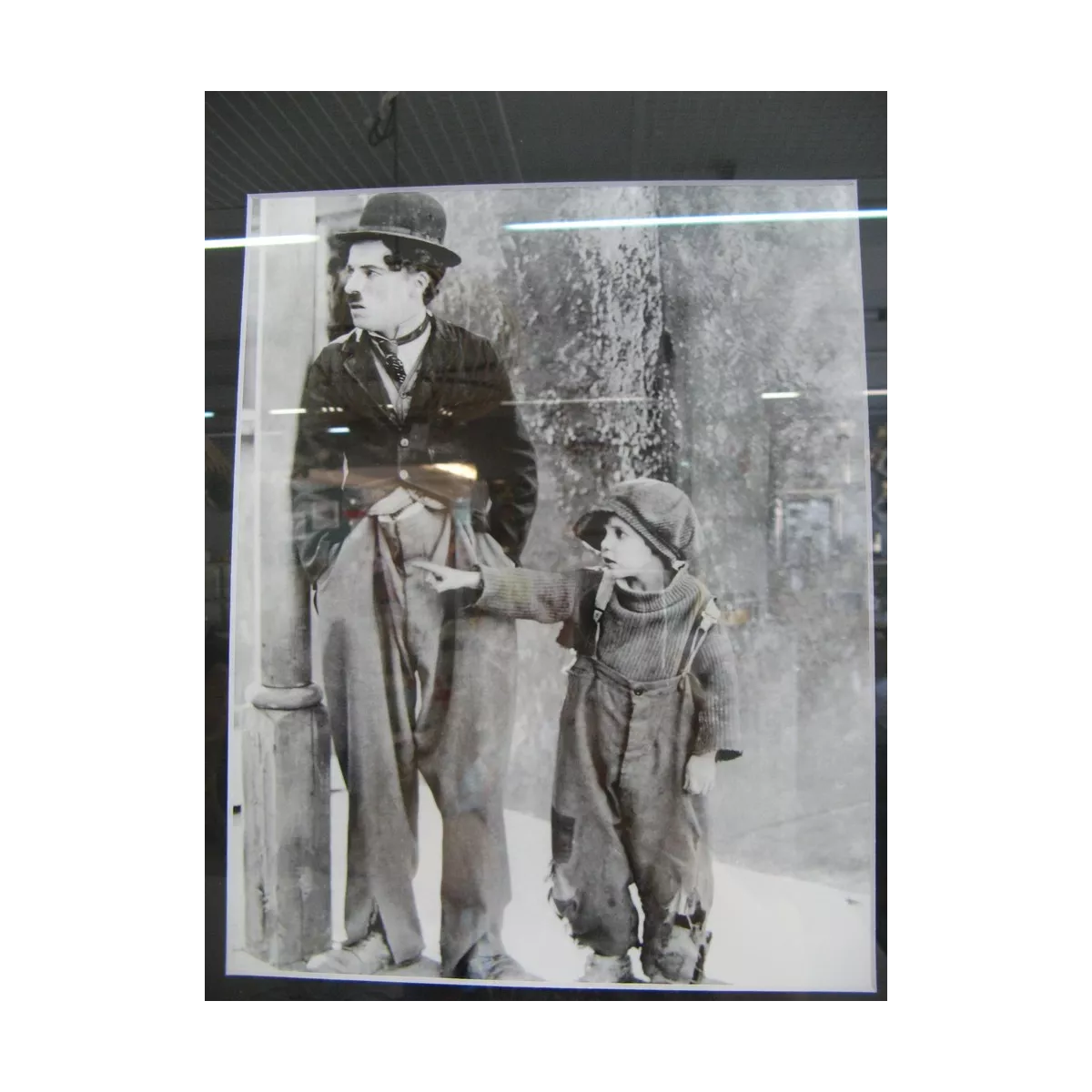 Tableau Image Charlot Le Kid 40x46
