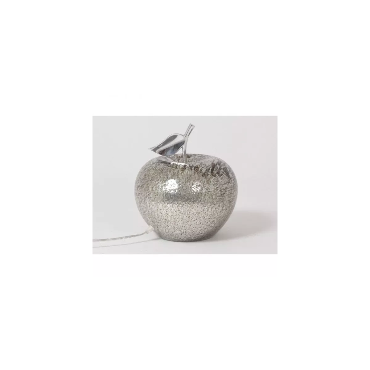 Lampe Pomme Argent 24x24