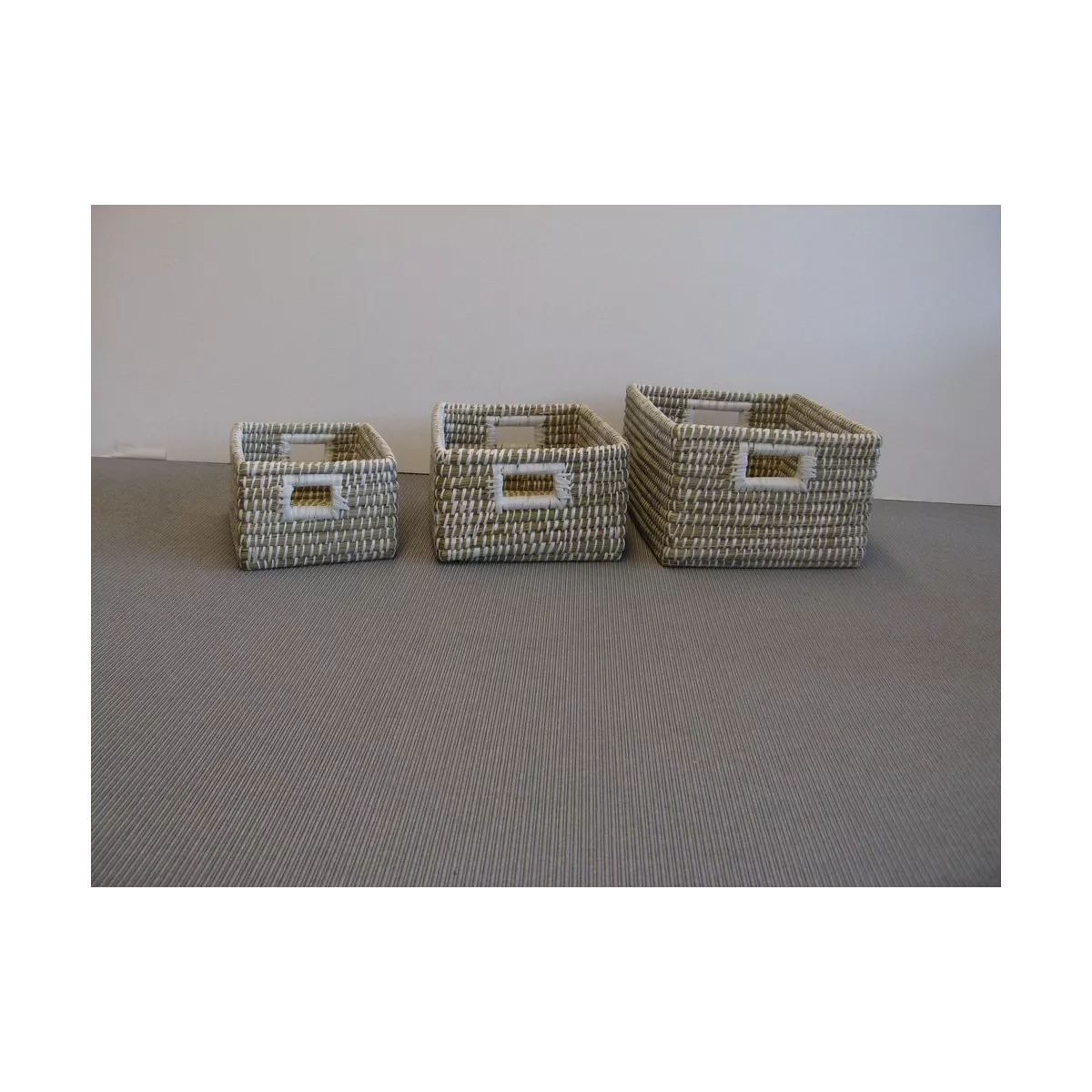 Casier en Jonc rectangulaire 45x35