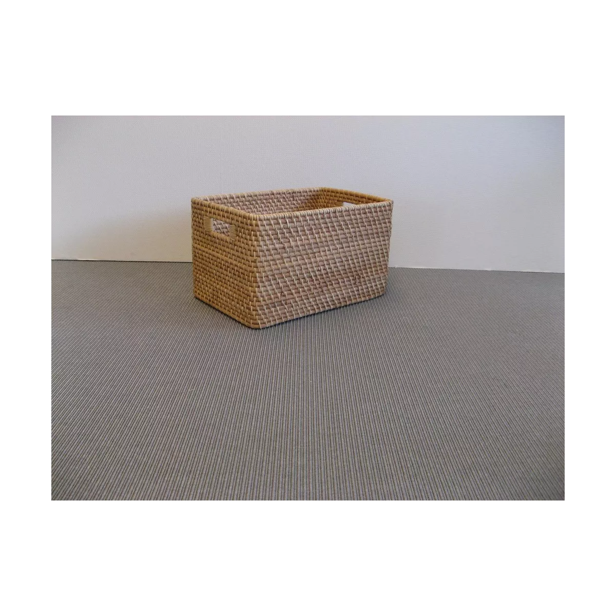 Casier Rotin naturel 38x26