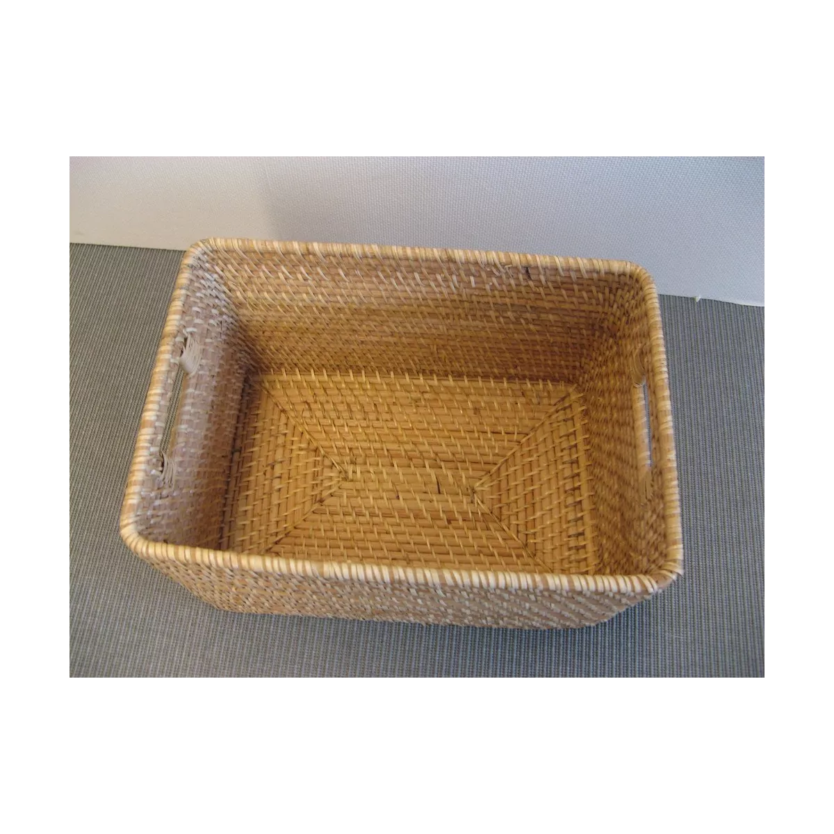 Casier Rotin naturel 38x26