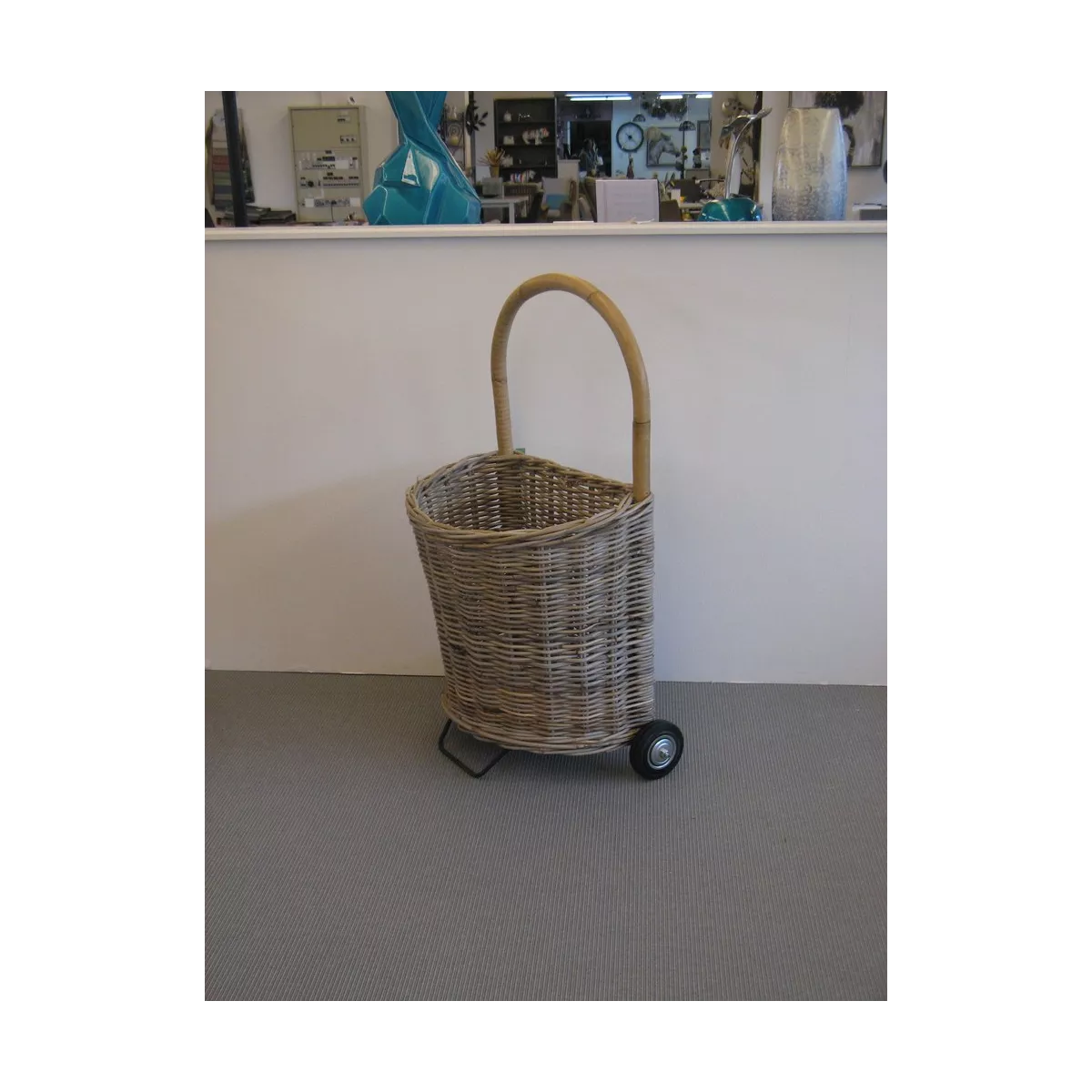 Panier à Bois sur Roulettes Paolo