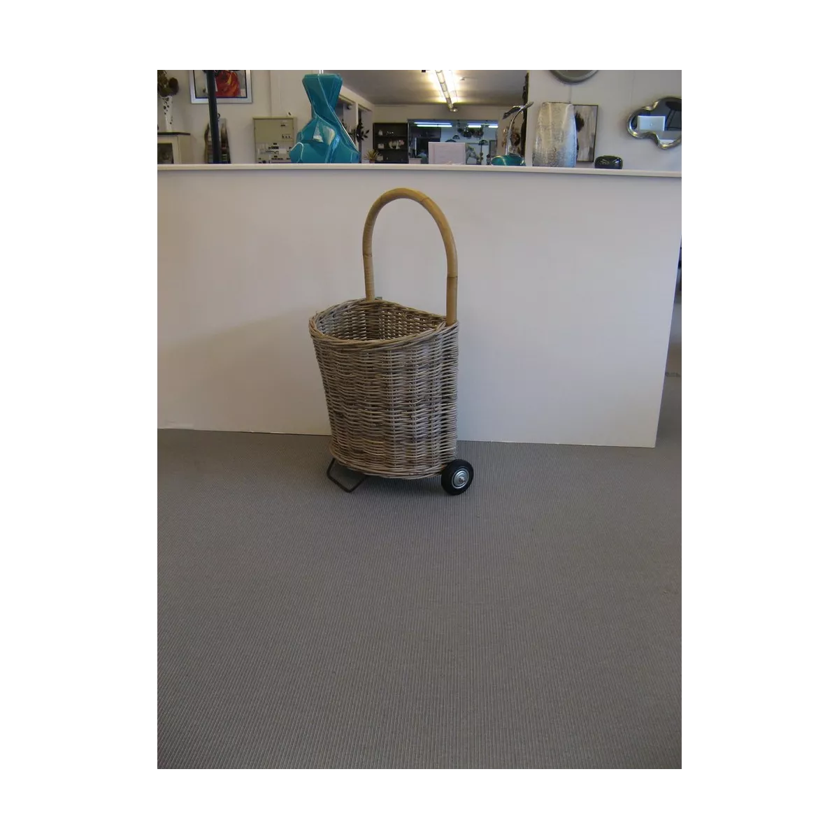 Panier à Bois sur Roulettes Paolo