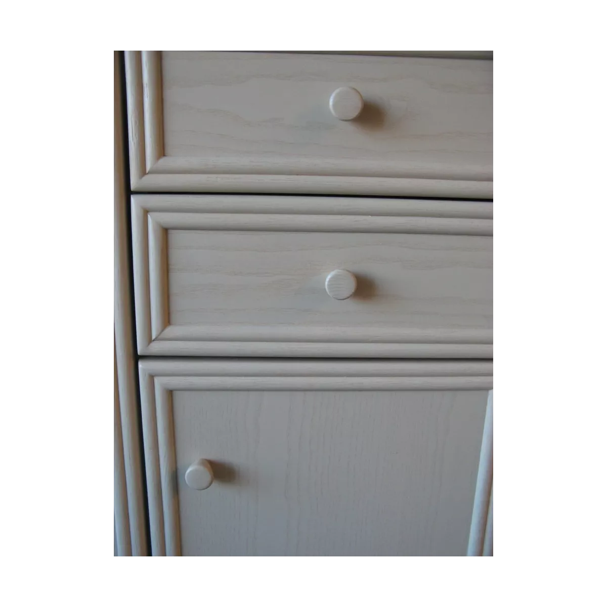 Meuble Delos 87x39 : 2 Portes et 2 Tiroirs Perla