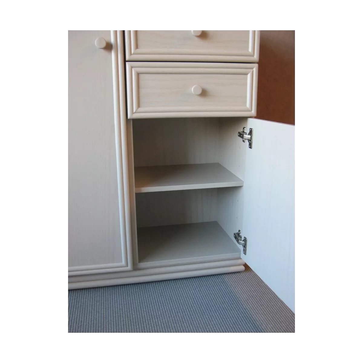 Meuble Delos 87x39 : 2 Portes et 2 Tiroirs Perla