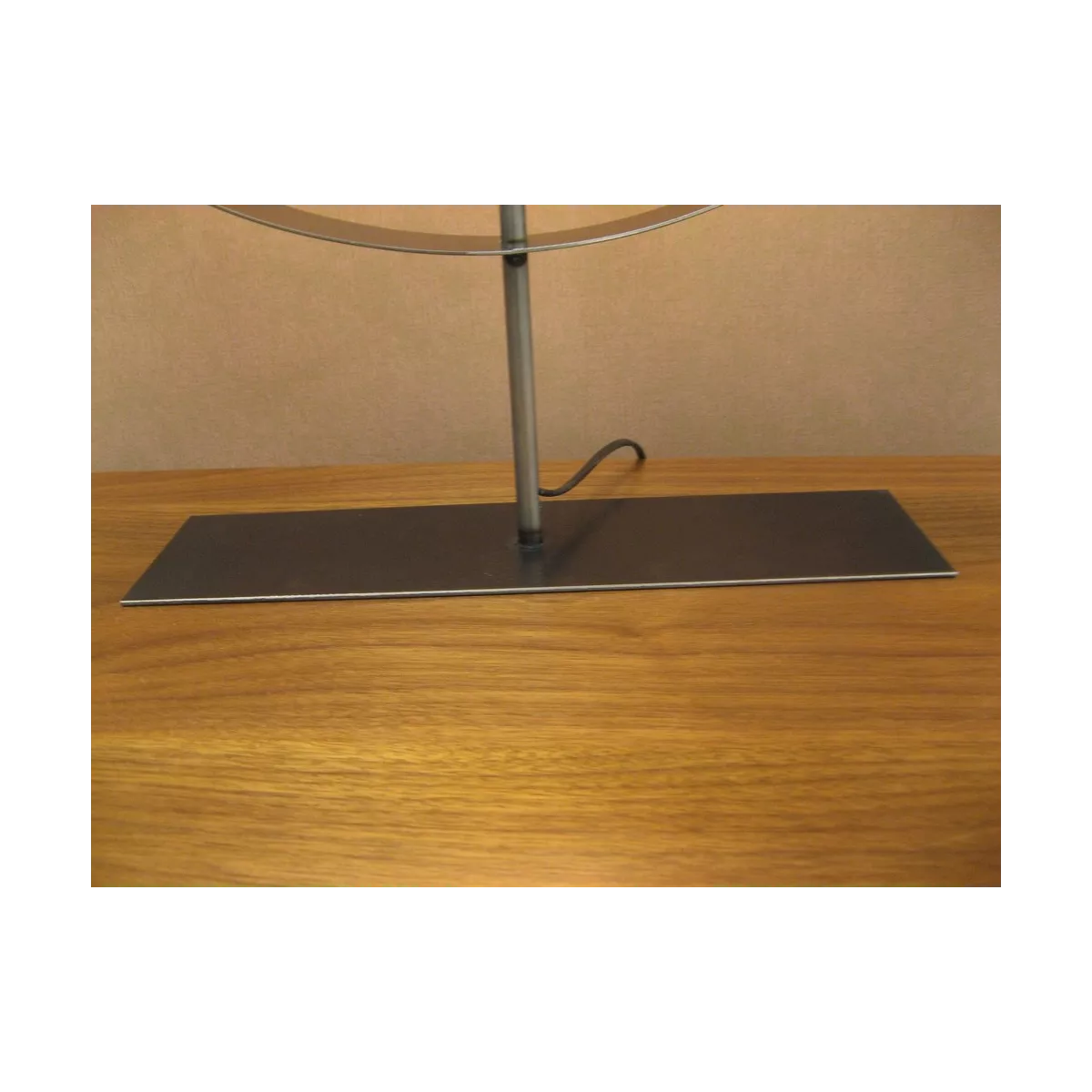Lampe Iron Noir Anneau 60 cm