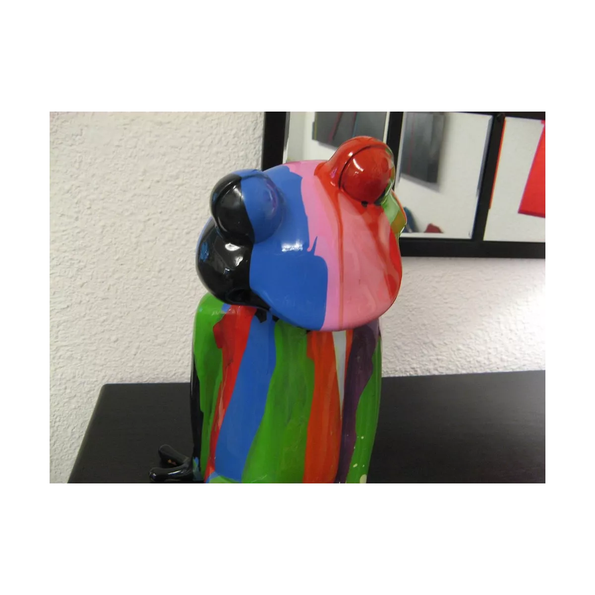 Statue Grenouille H 56 cm Coloré