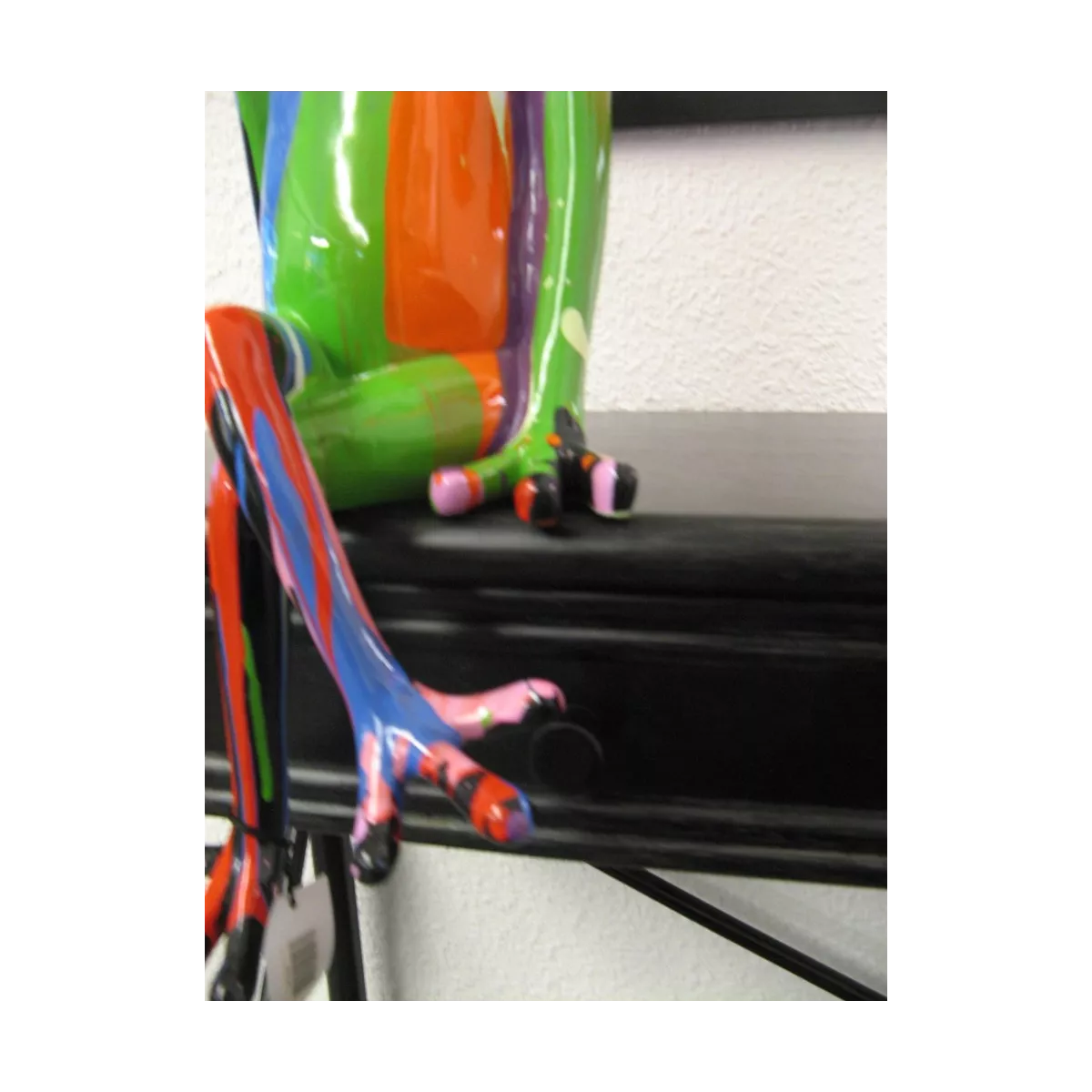 Statue Grenouille H 56 cm Coloré