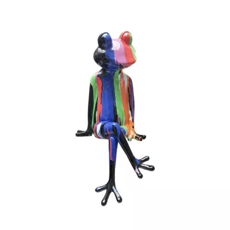 Statue Grenouille H 50 cm Coloré