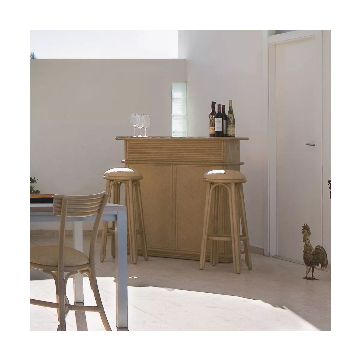 Tabouret de Bar Rome Rotin Arena
