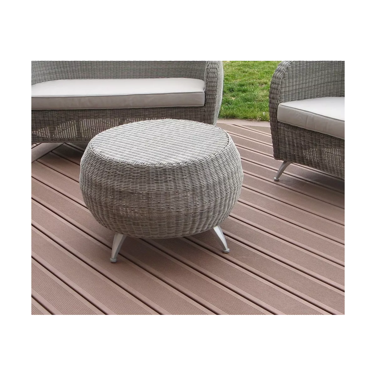 Table Basse Résine Moski Gris