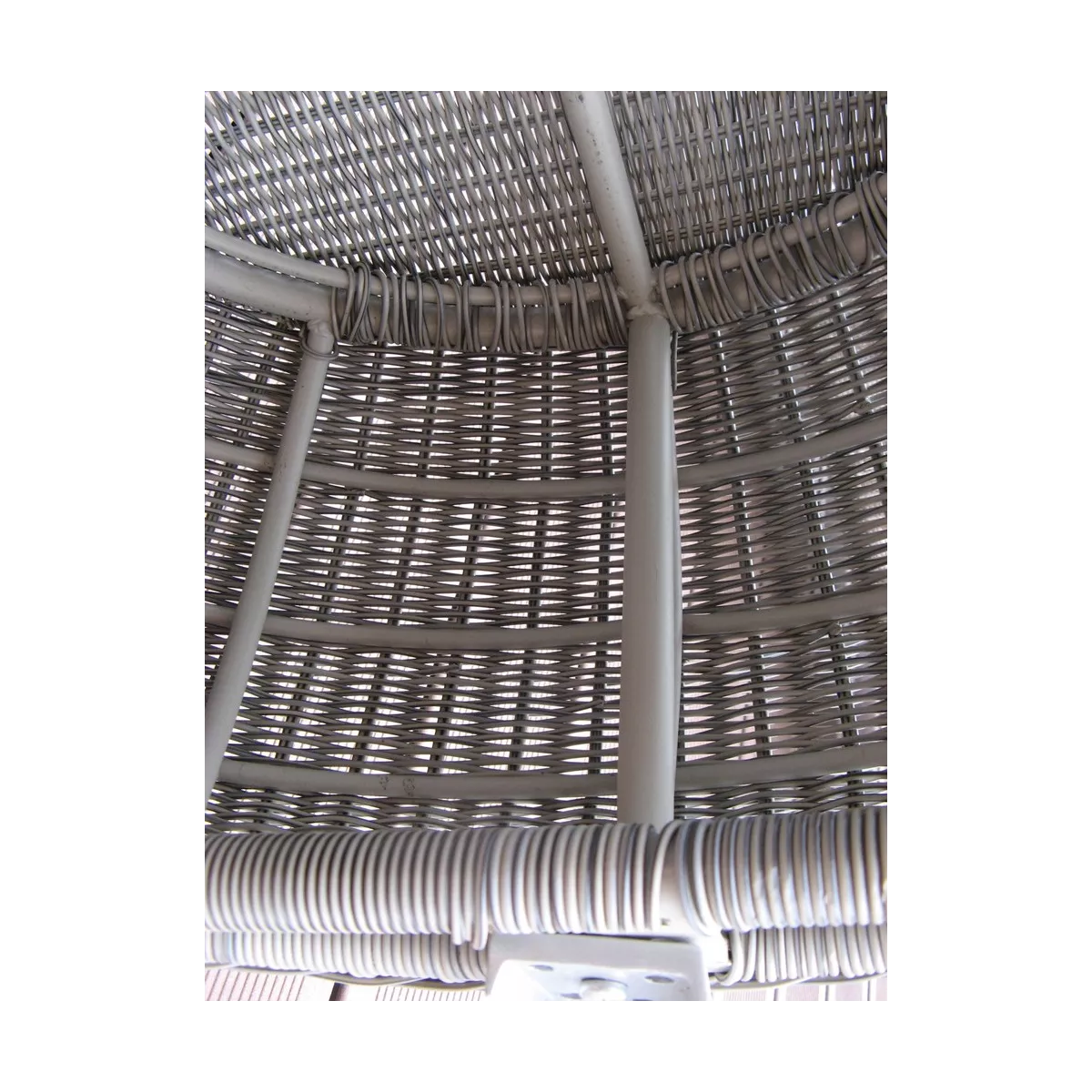 Canapé 2 Places Résine Moski Gris