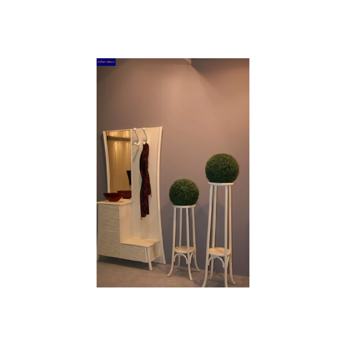 Vestiaire d'entrée Zante Blanc