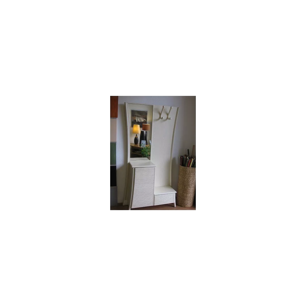 Vestiaire d'entrée Zante Blanc