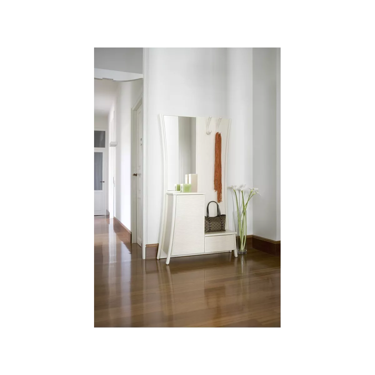 Vestiaire d'entrée Zante Blanc