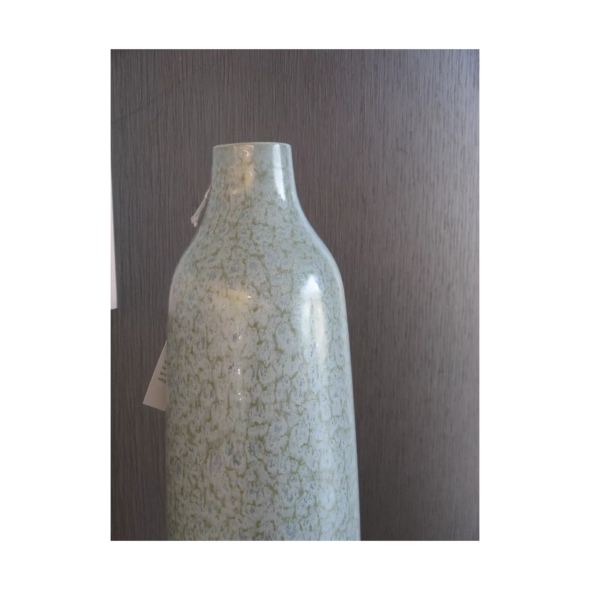 Vase Agia Bleu Verte H.50 cm