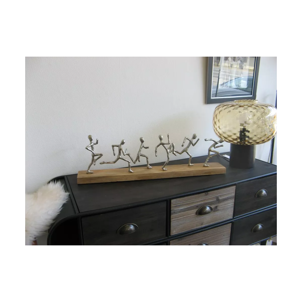 Sculpture 6 Coureurs