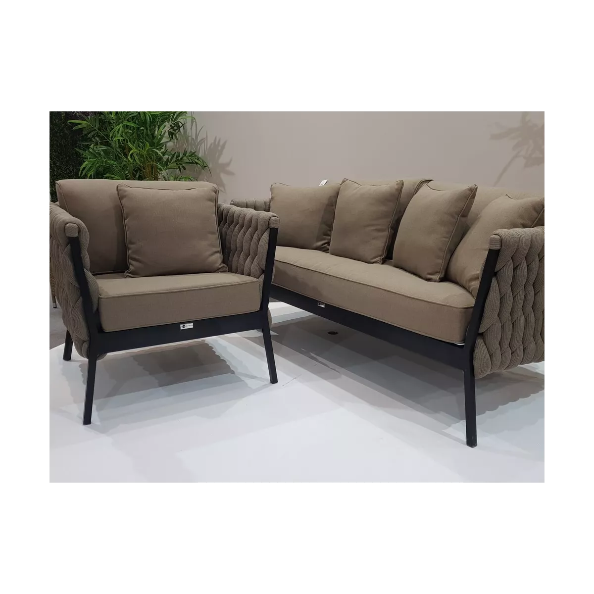 Salon Vigo : Canapé 3P + 2 Fauteuils