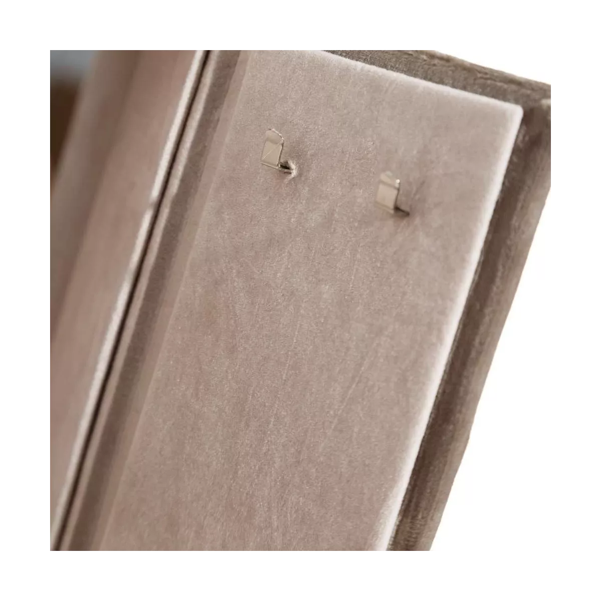 boite à bijoux coffret velours Beige