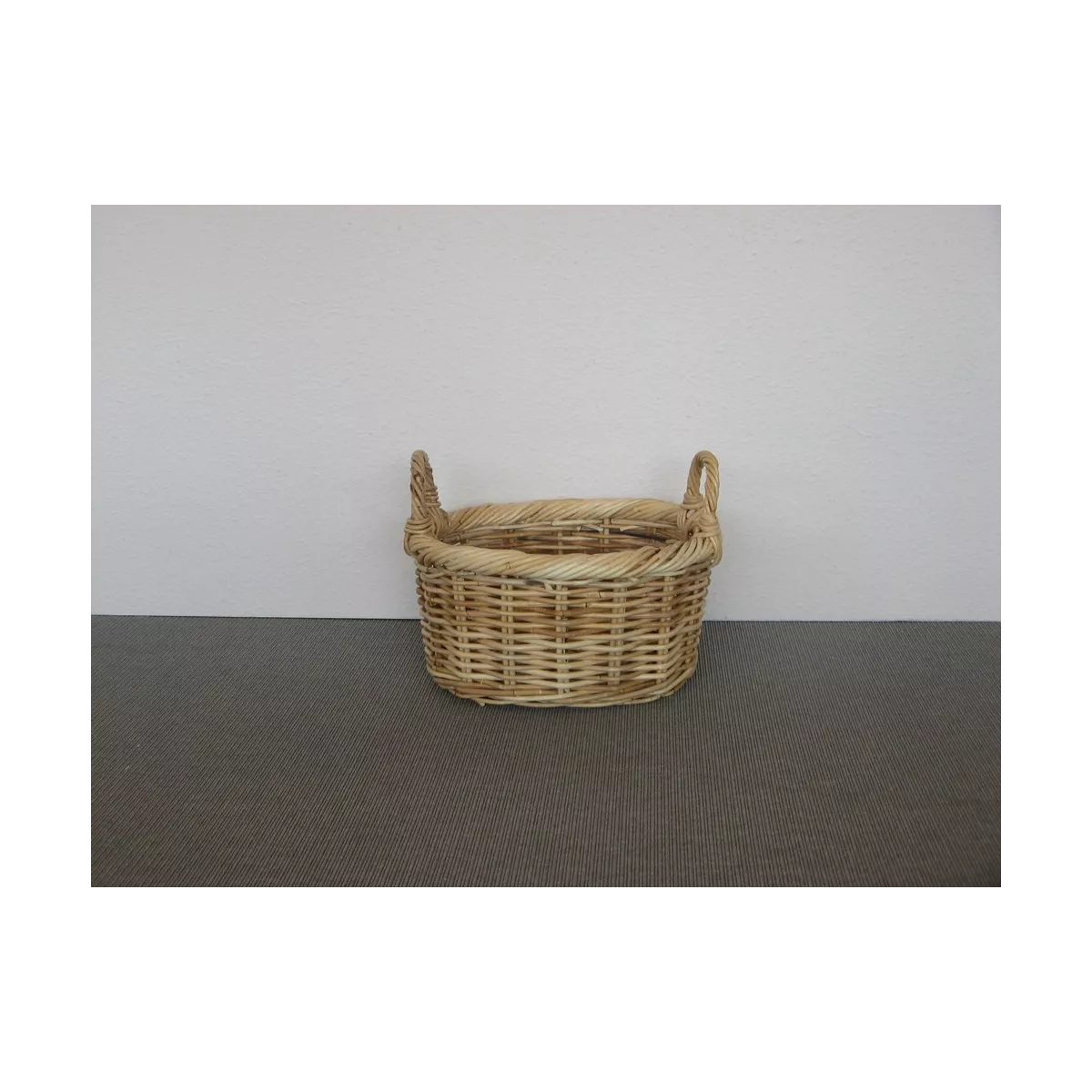 Corbeille Ovale Melody Rotin Naturel 38x28