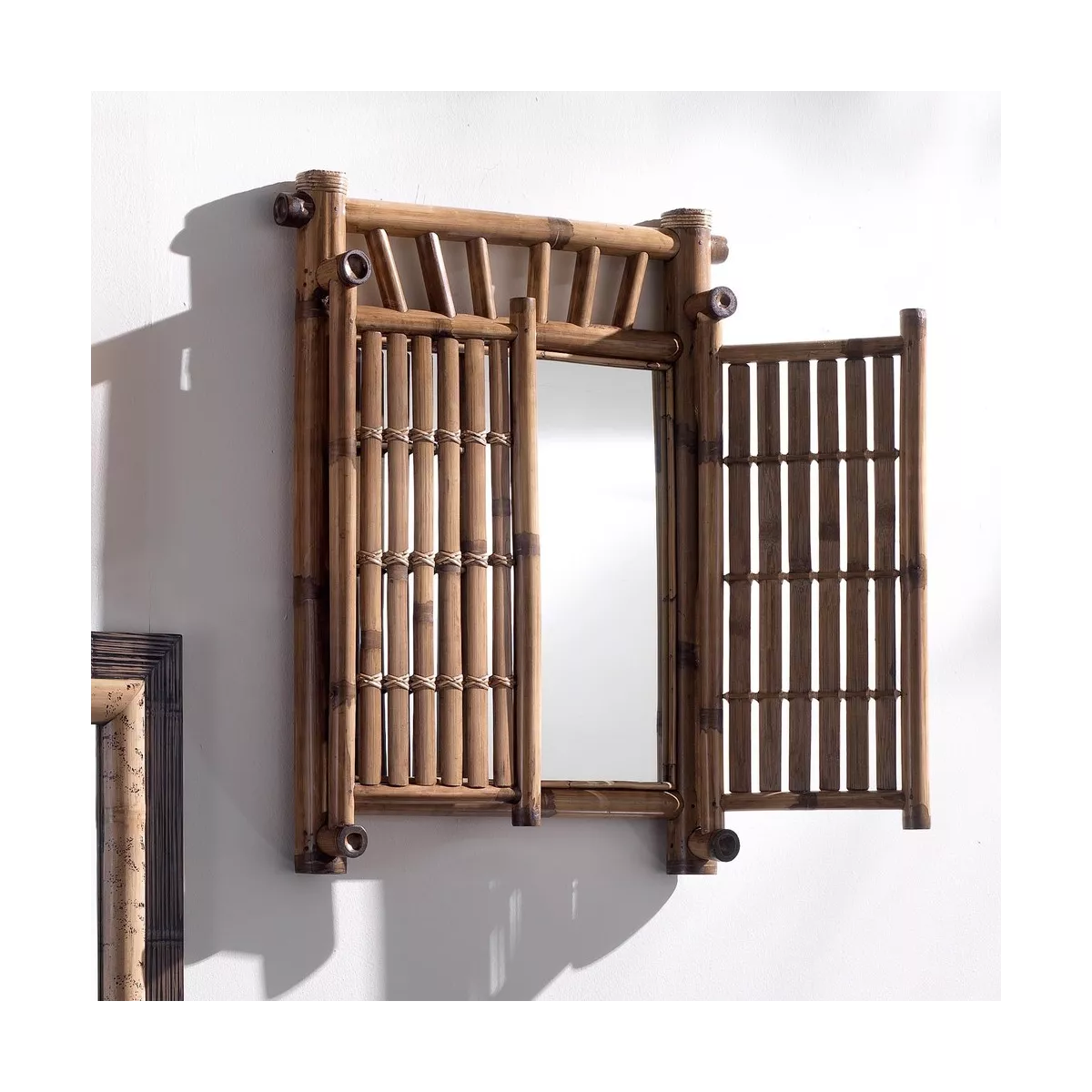 Miroir Bambou Fenetre