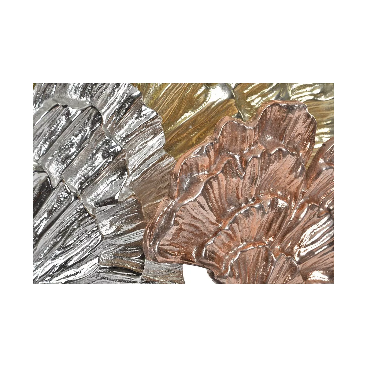 Figurine Aluminium Feuilles Ginkgo