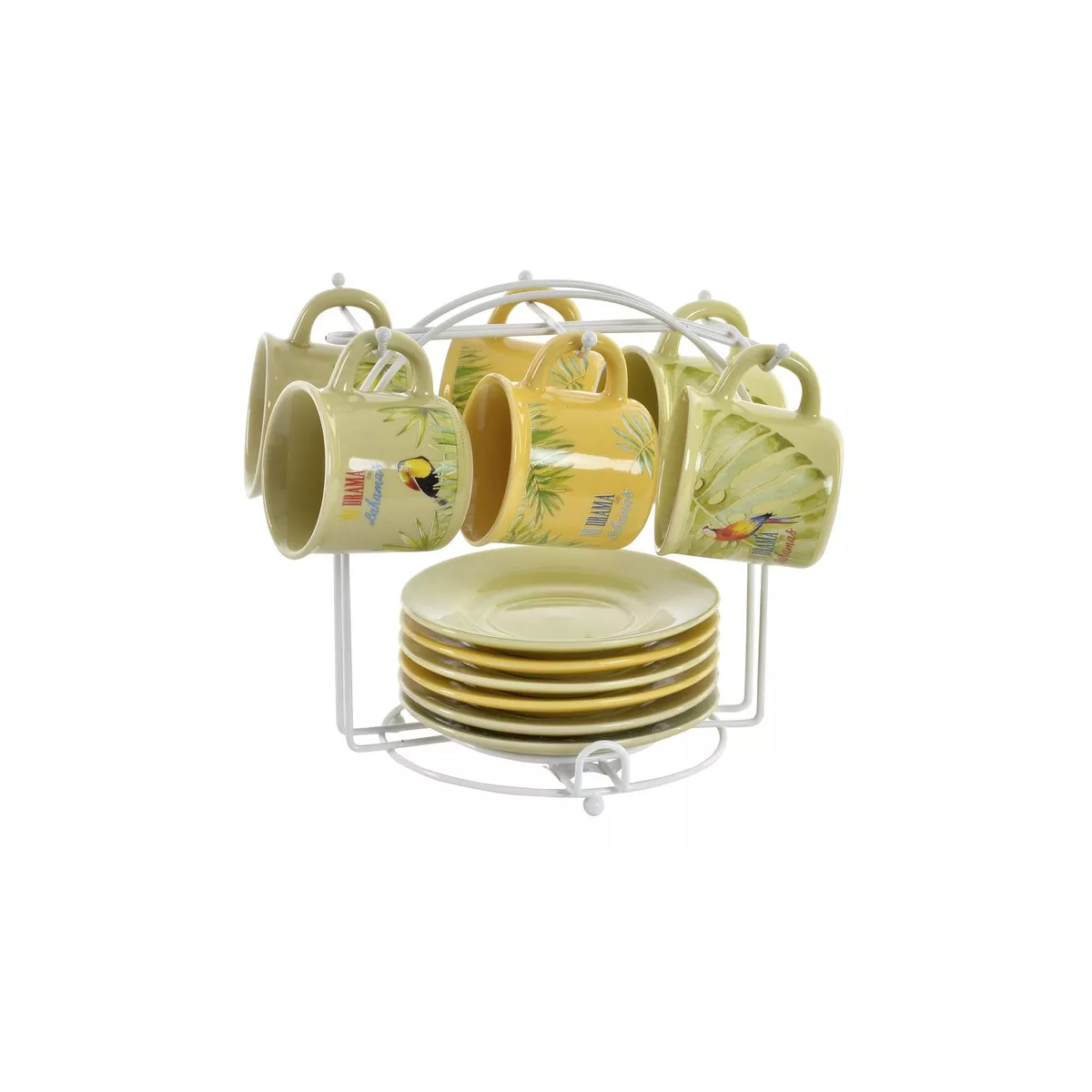 Coffret 6 tasses à café Bahamas