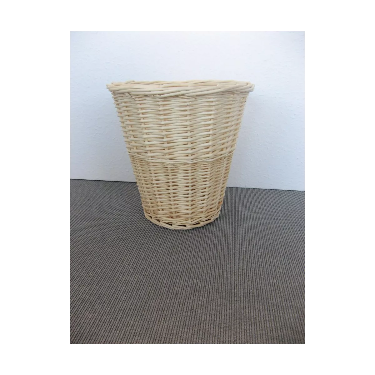 Corbeille Papier Osier Naturel