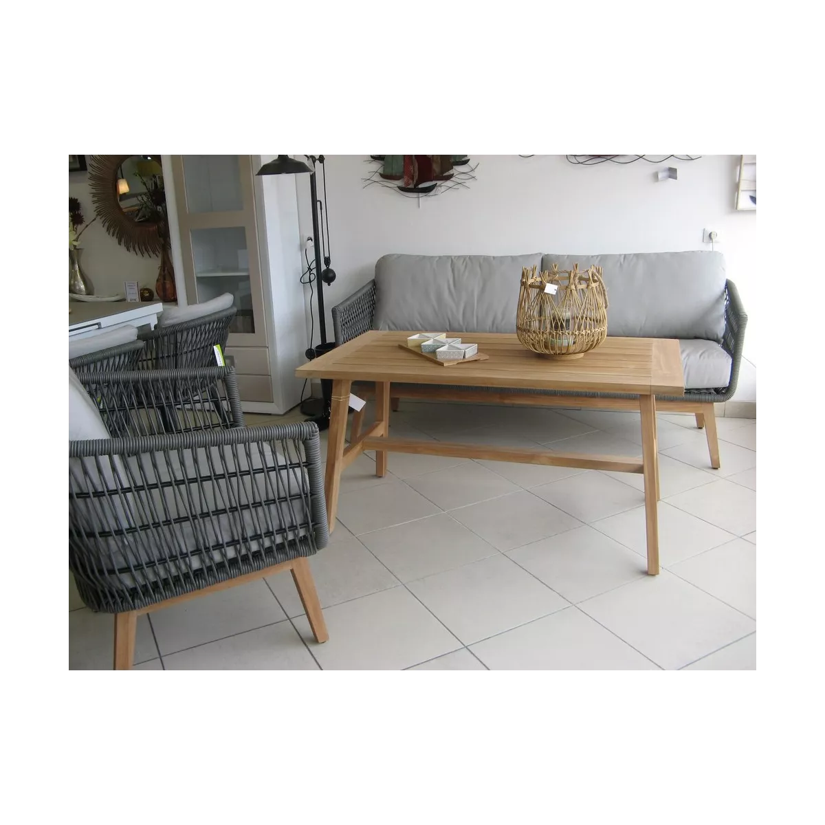 Table en teck 130x70