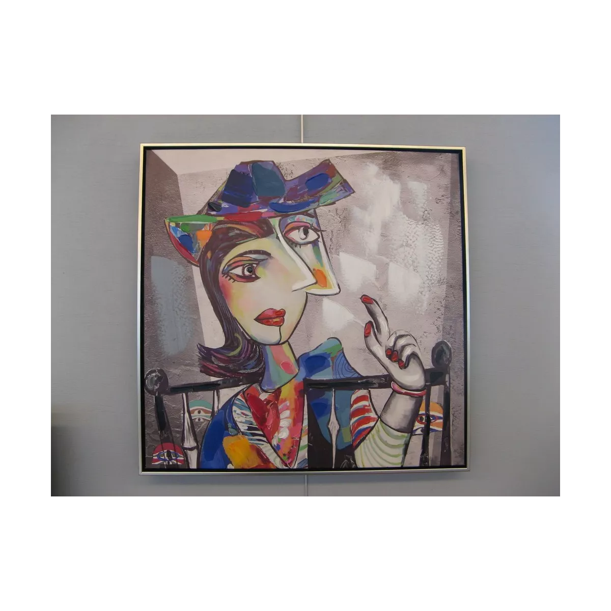 Tableau Picasso Tricôrne 60x60
